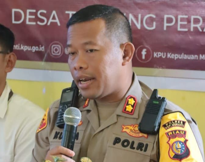 Kapolres Meranti Ingatkan Warga Jangan Golput dan Tolak Money Politic di PSU Tanjung Peranap